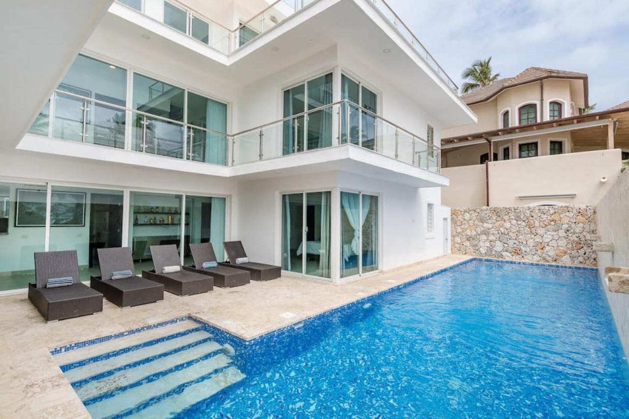 Villa Pandora Beach Front Villa With Chef Game Room Pool Punta Cana Exteriér fotografie