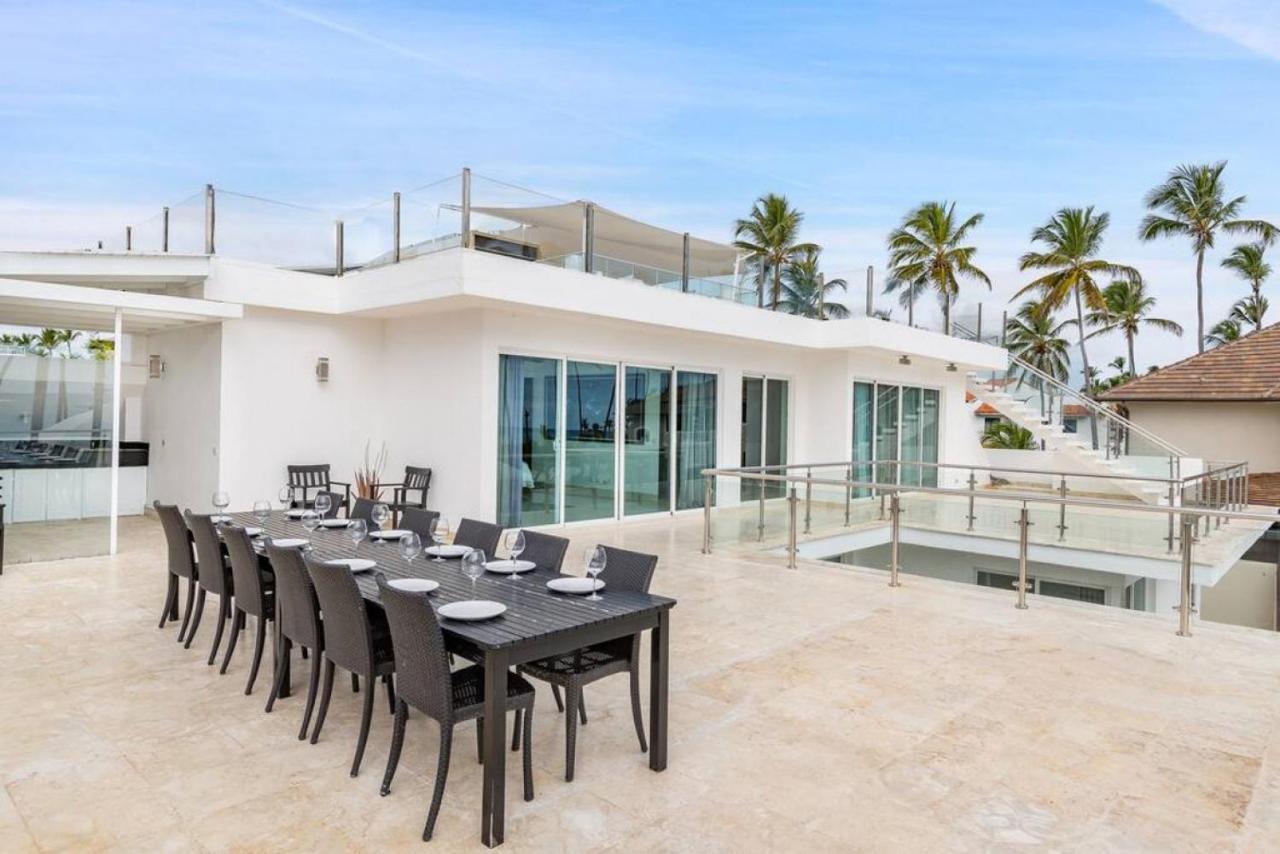 Villa Pandora Beach Front Villa With Chef Game Room Pool Punta Cana Exteriér fotografie